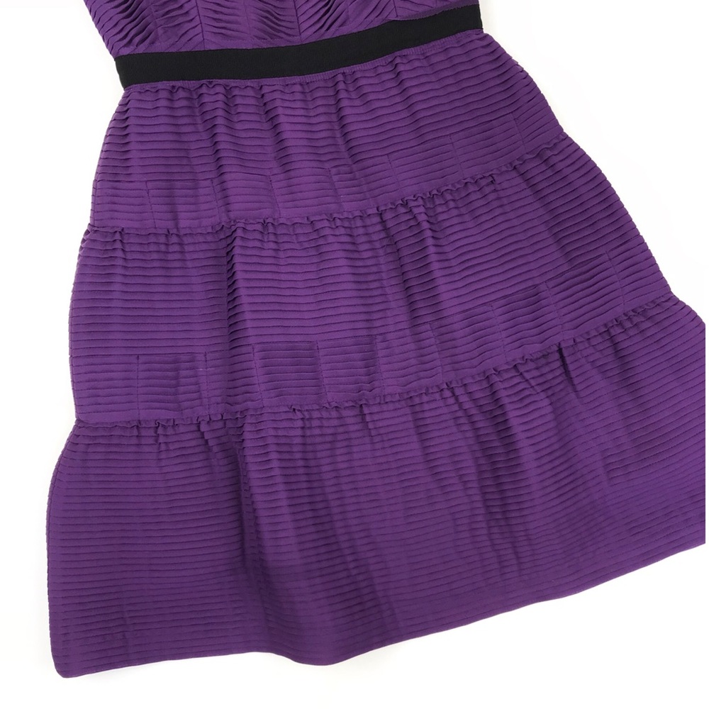 {BCBGMaxAzria} Woven Tiered Dress - Picture 5 of 8